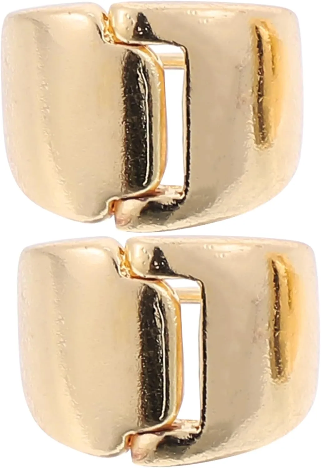 1 Pair Tiny Hoop Earrings Minimalist Geometric Metal Studs for Daily Wear