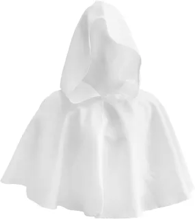 1Pc Medieval Monk Cloak Hooded Cape for Halloween Cosplay Costume Shawl No Necklace