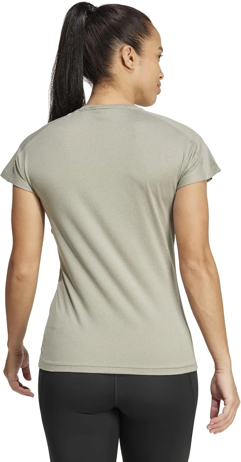 adidas Workout Essentials Womens V-Neck T-Shirt