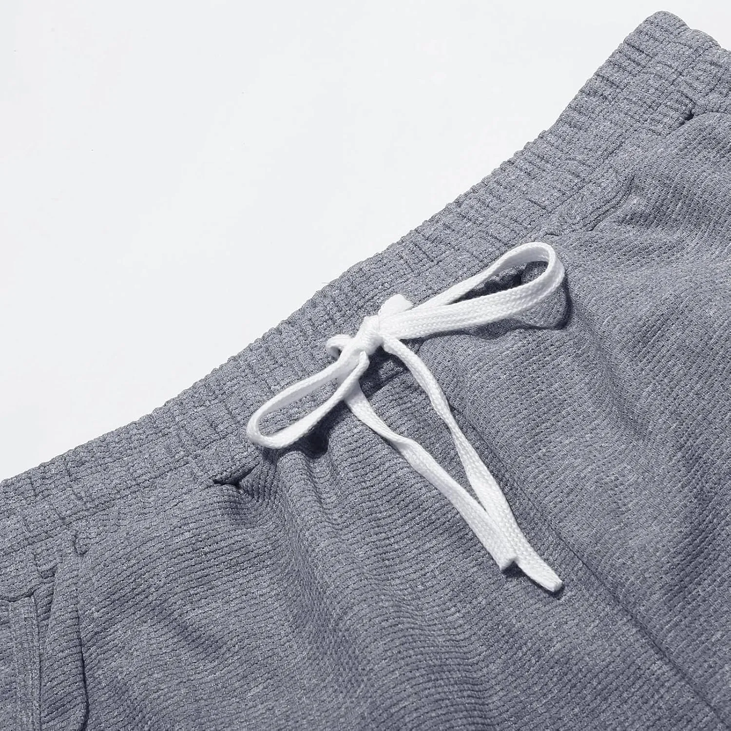 Alalaso Big and Tall Shorts for Men Cotton Shorts for Men Mens Drawstring Shorts Sport Cargo Shorts Drawstring Belted