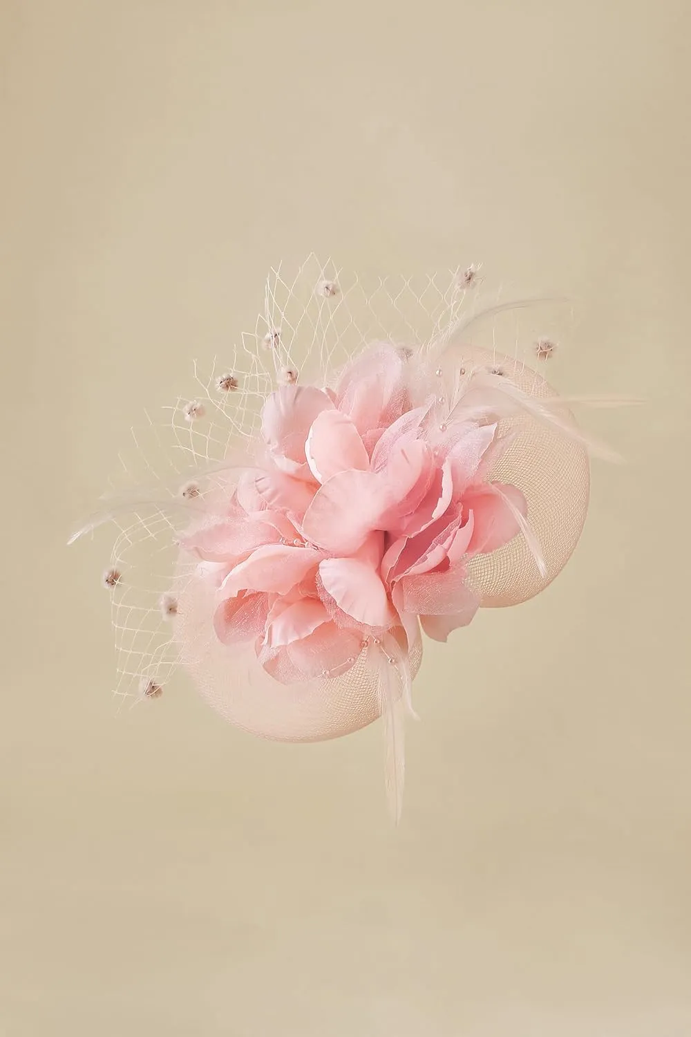 BABEYOND Fascinators Hats for Women - Tea Party Kentucky Fascinator Derby Church Hat Wedding Cocktail Headband with Hair Clip