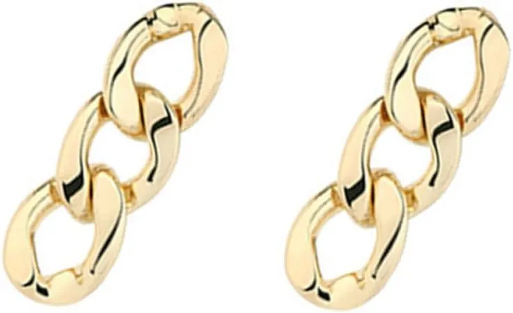 BESPORTBLE 1 Pair Trendy Circle Earrings Minimalist Gold Dangle Earrings for Women Boho Statement Jewelry