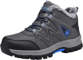Breathable Men Winter Sneakers Outdoor Shoes Padded Warm Cotton Shoes Lightweight Hiking Shoes Large Size Hiking