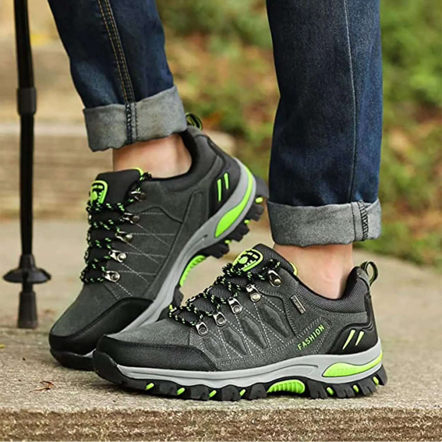 Casual Sneakers Outdoor Hiking Shoes Breathable Hiking Mesh Shoes Climbing Couple Men's Sports Shoes