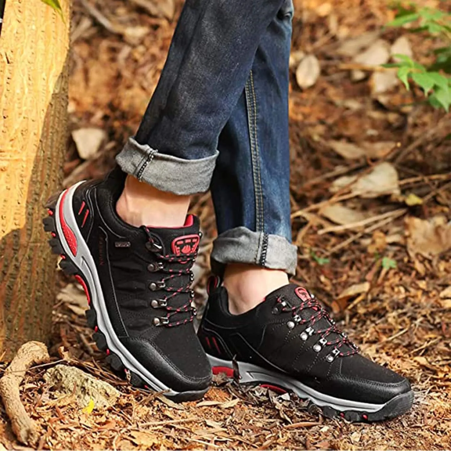 Casual Sneakers Outdoor Hiking Shoes Breathable Hiking Mesh Shoes Climbing Couple Men's Sports Shoes