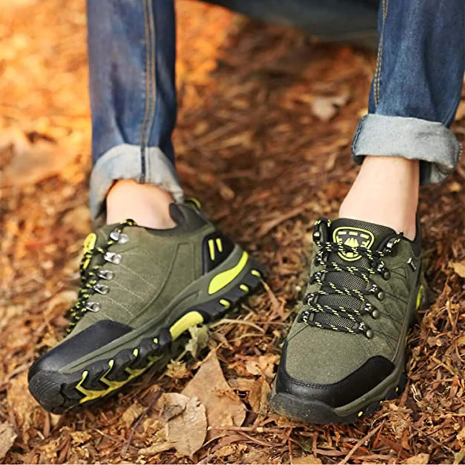 Casual Sneakers Outdoor Hiking Shoes Breathable Hiking Mesh Shoes Climbing Couple Men's Sports Shoes
