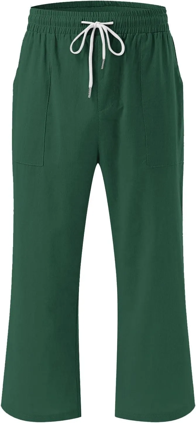 Comfortable Drawstring Pants for Women Elastic Waist Home Daily Wear Legging Office Work Regular Relax Casual Trouser