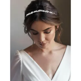 CUBACO Sliver Wedding Rhinestone Headbands for Women,Wedding Headpiece for Bride Bridal Hair Accessories Tiara Crown for Girl Hair Accessories (C, One Size of All)