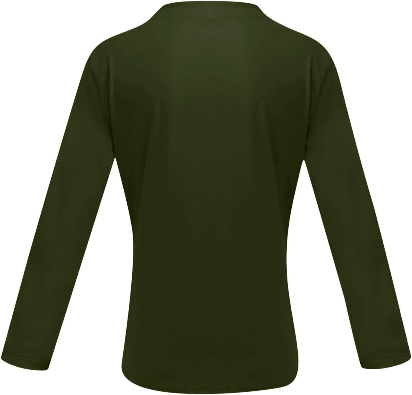Cute Long Sleeve Shirt Casual Solid Color V-Neck Gentleman's Business Long Sleeve T-Shirt V Neck Undershirts for Men