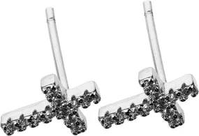 Didiseaon 1 Pair Cross Earrings for Women Minimalist Dainty Design Durable Material for College Students Elegant Accessory for Any Occasion