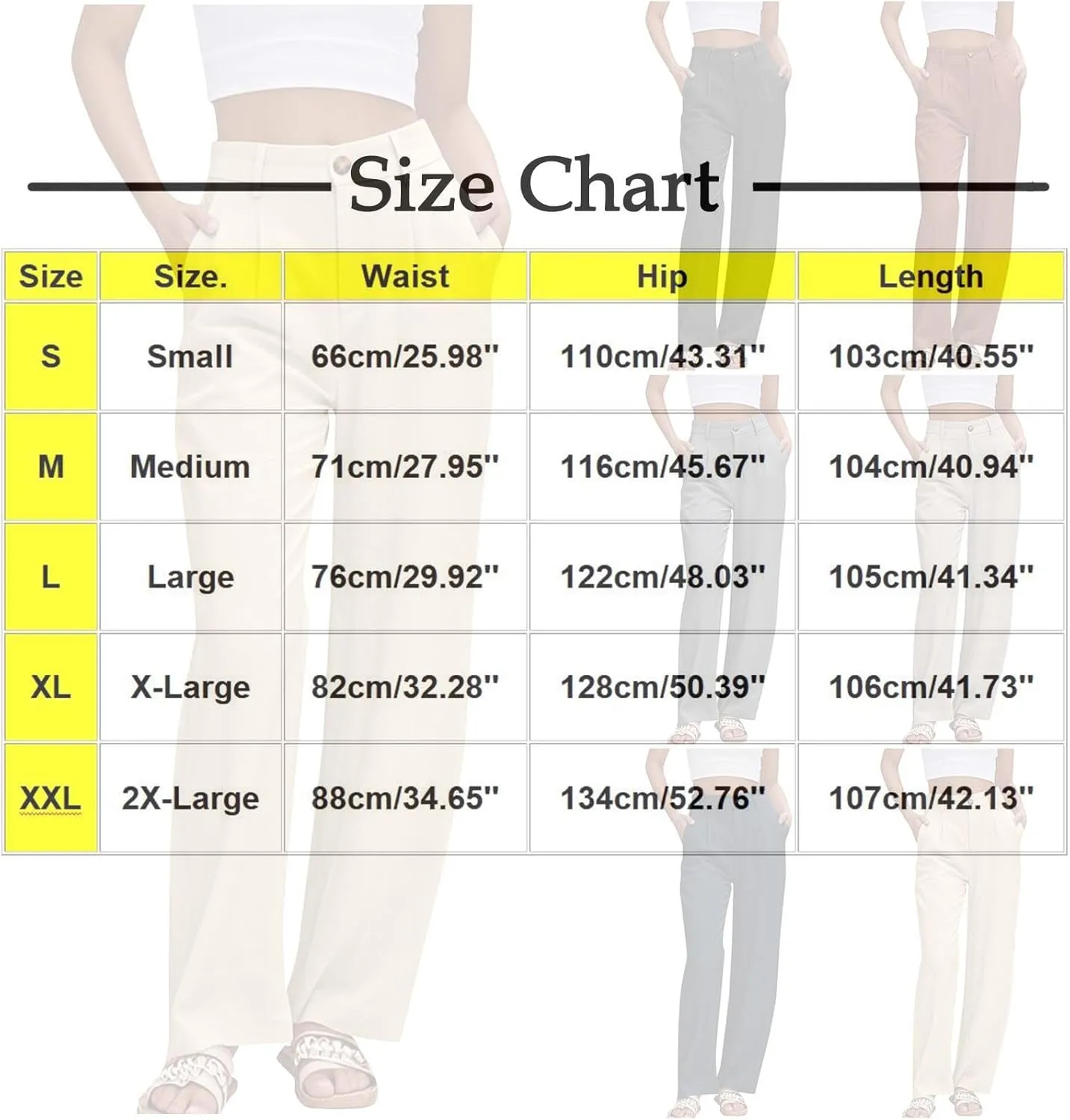 Dress Pants for Women 2025 Summer Casual Suit Pants Elastic Waist Wide Leg Trousers Button Up Zipper Wear to Work Trousers