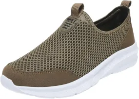Fashion Summer Men Breathable Mesh Shallow Lace Up Casual Shoes Sneaker Odor Eliminator for Men's Sneaker
