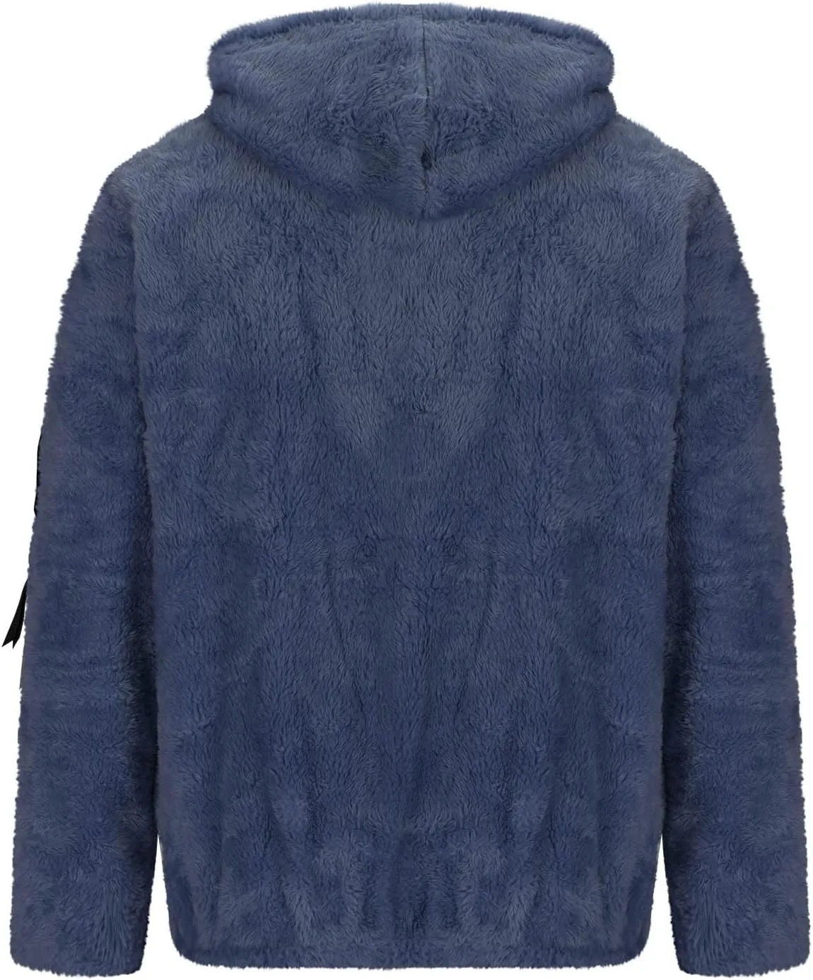 Flannel Jacket for Men Winter Outdoor Warm Fleece Coat with Hood Casual Zip Up Hoodie Plush Sherpa Sweatshirt Outwear