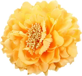 Floral Fall Peony Flower Hair Clip Flamenco Dancer Pin up Flower Brooch