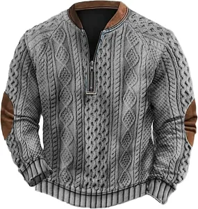 Graphic Hoodies Loose 3D Printed Zipper Long Sleeved Hoodie Mens Pullover Mens Sweatshirt Graphic Men'S