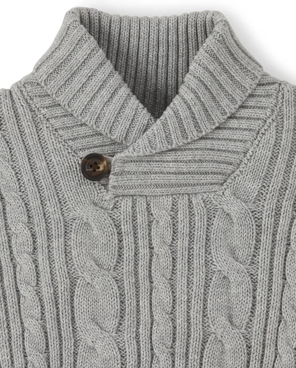 Gymboree Boys and Toddler Long Sleeve Cable Knit Shawl Sweater