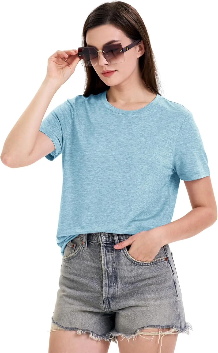 Iguana Womens Merino Wool & Tencel Base Layer Lightweight Wicking T-Shirt Short Sleeve Tee for Hiking