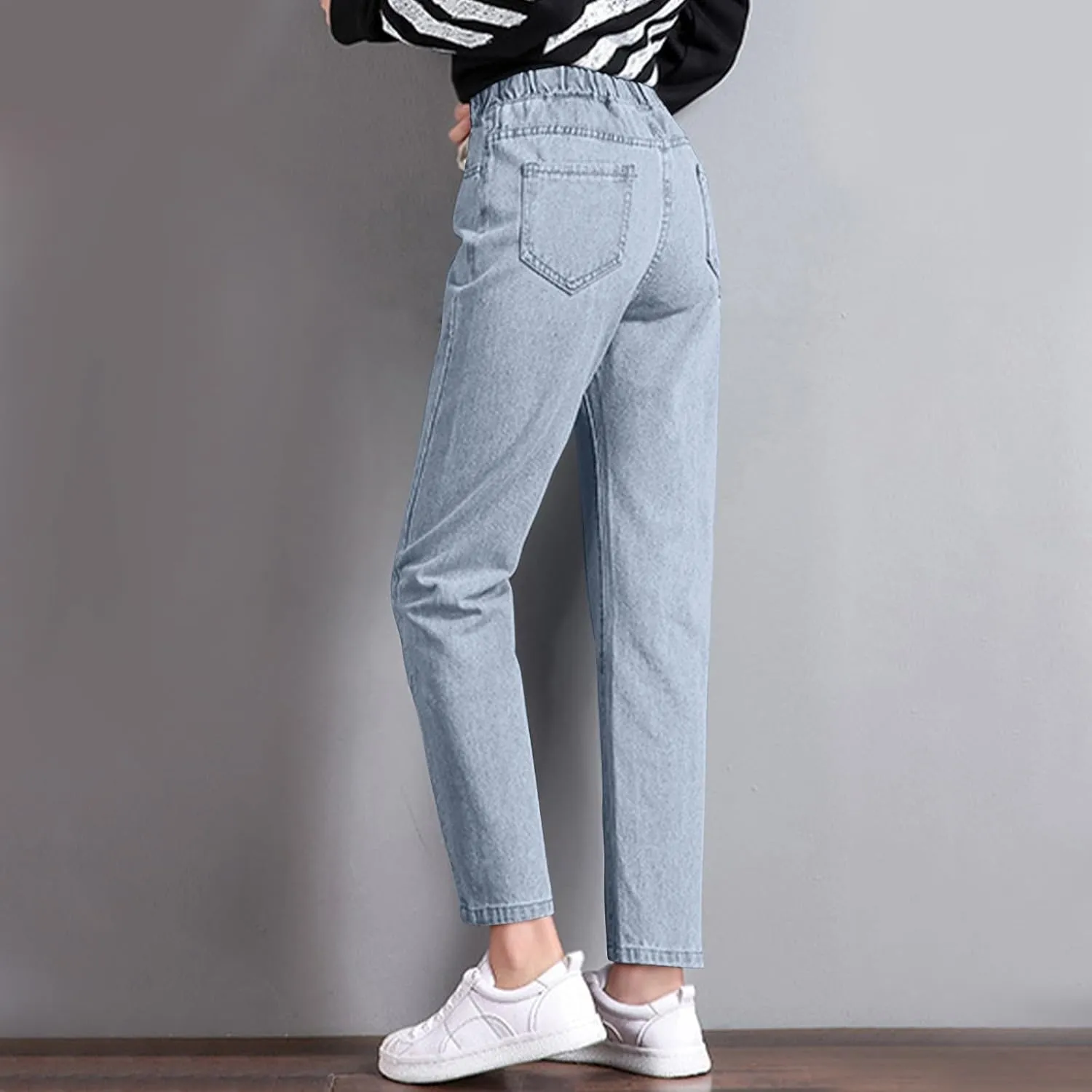 Jeans for Women Trendy High Waisted Stretchy Jeans Butt Lifting Tummy Control Jeans Stretch Boot Cut Denim Pants