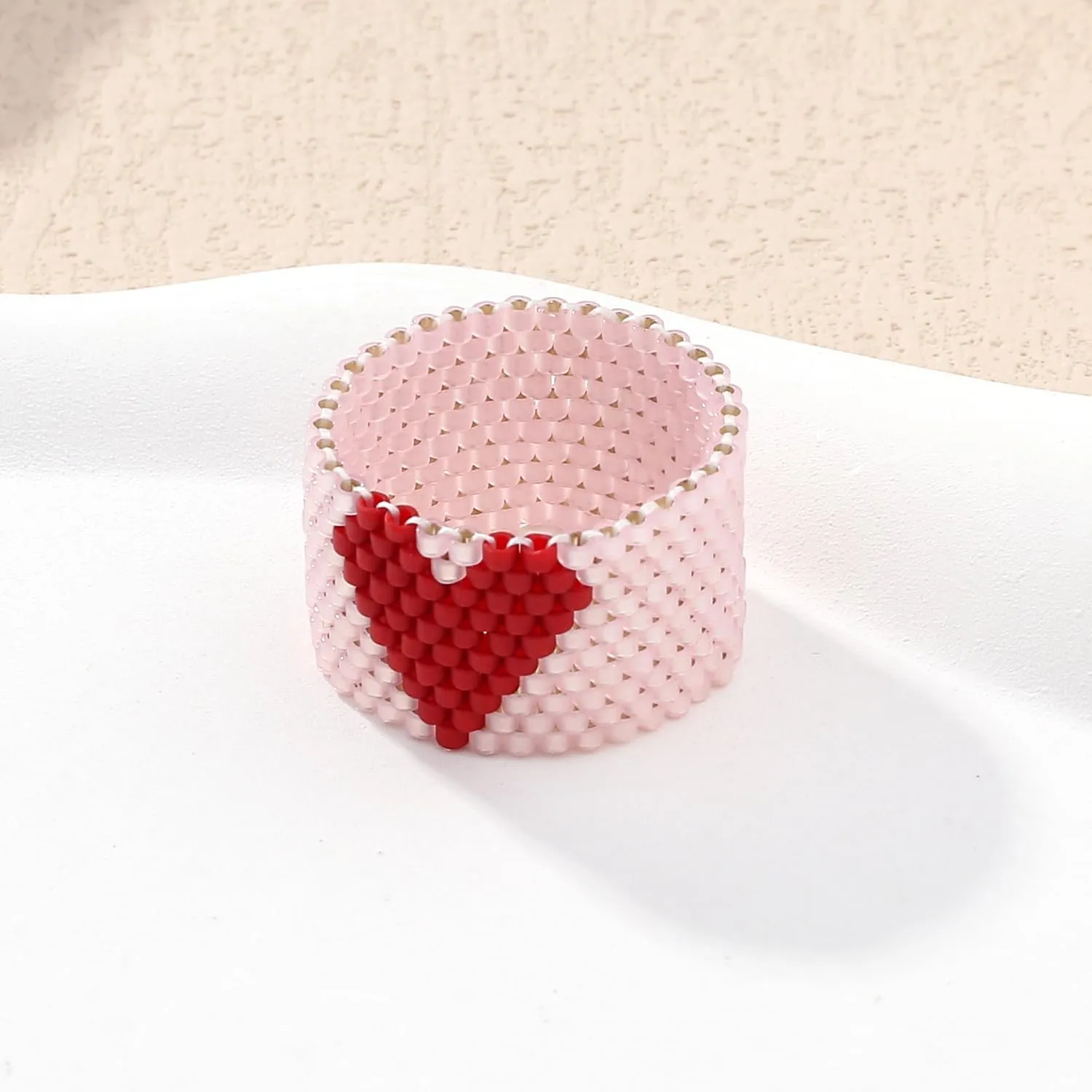 KELITCH Women Rings Wedding Rings Handmade Stacking Rings Summer Jewelry Love Boho Rings