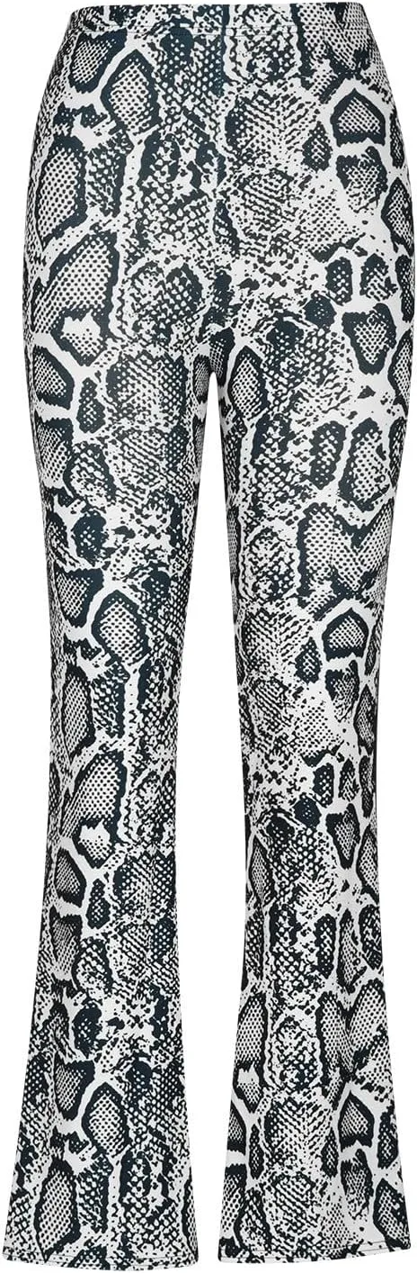 Ladies Bootcut Yoga Pants Women Stretch Bootleg Trousers Elasticated High Waist Work Pants Casual Wear Vintage