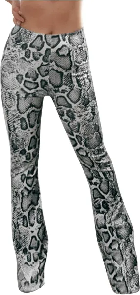 Ladies Bootcut Yoga Pants Women Stretch Bootleg Trousers Elasticated High Waist Work Pants Casual Wear Vintage