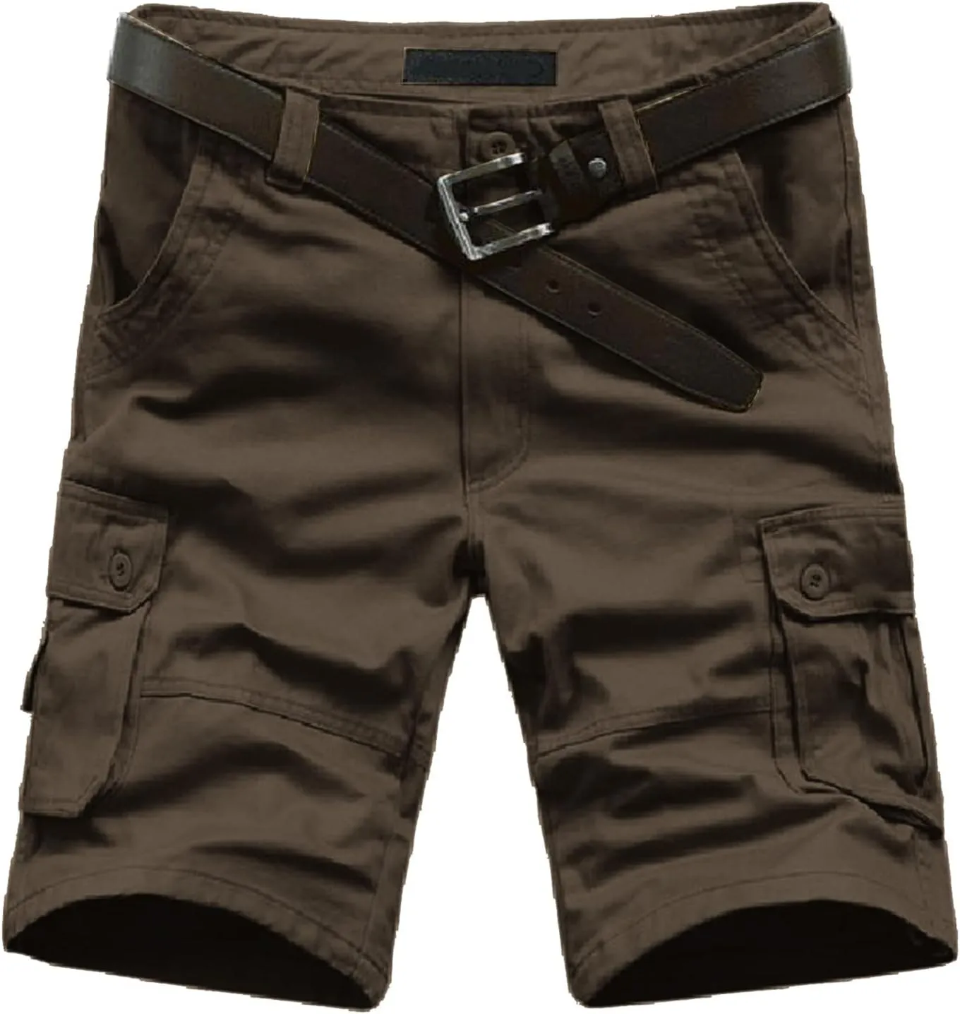 LCMTWX Cargo Shorts for Men Stretch Waist Work Shorts Outdoor Hiking Fishing Capri Shorts Tactical Athletic Shorts Pockets
