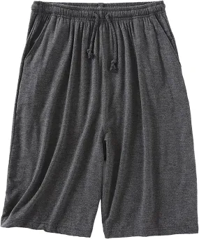 LCMTWX Men's Athletic Shorts Summer Thin Loose Shorts Large Shorts Casual Beach Pantsmen's Solid Color Capris Gym Short