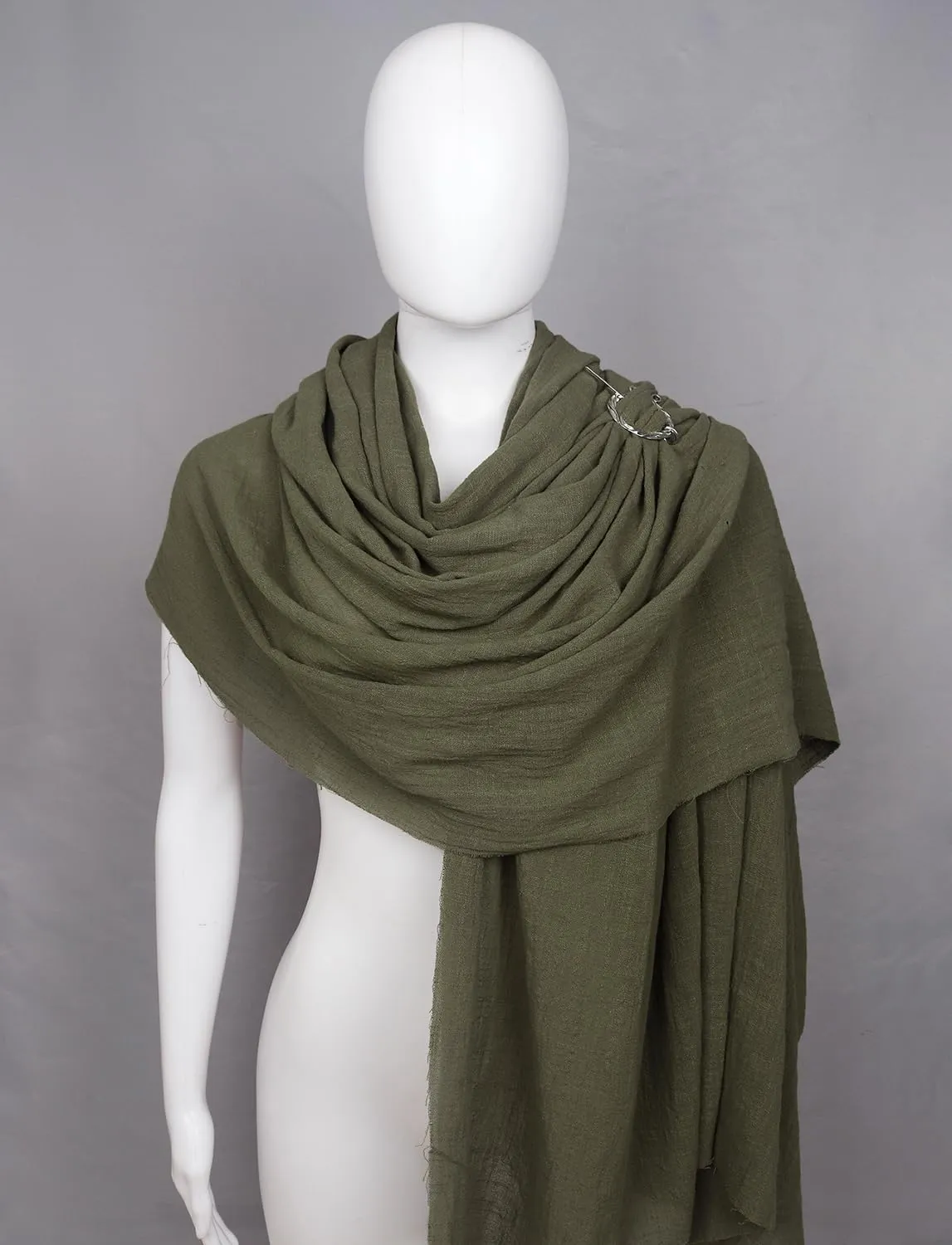 L'VOW Men's Medieval Hooded Cloak Greek Gods Shoulder Cape Post Apocalyptic Wrap Scarf Rogue Cowl Viking Renaissance