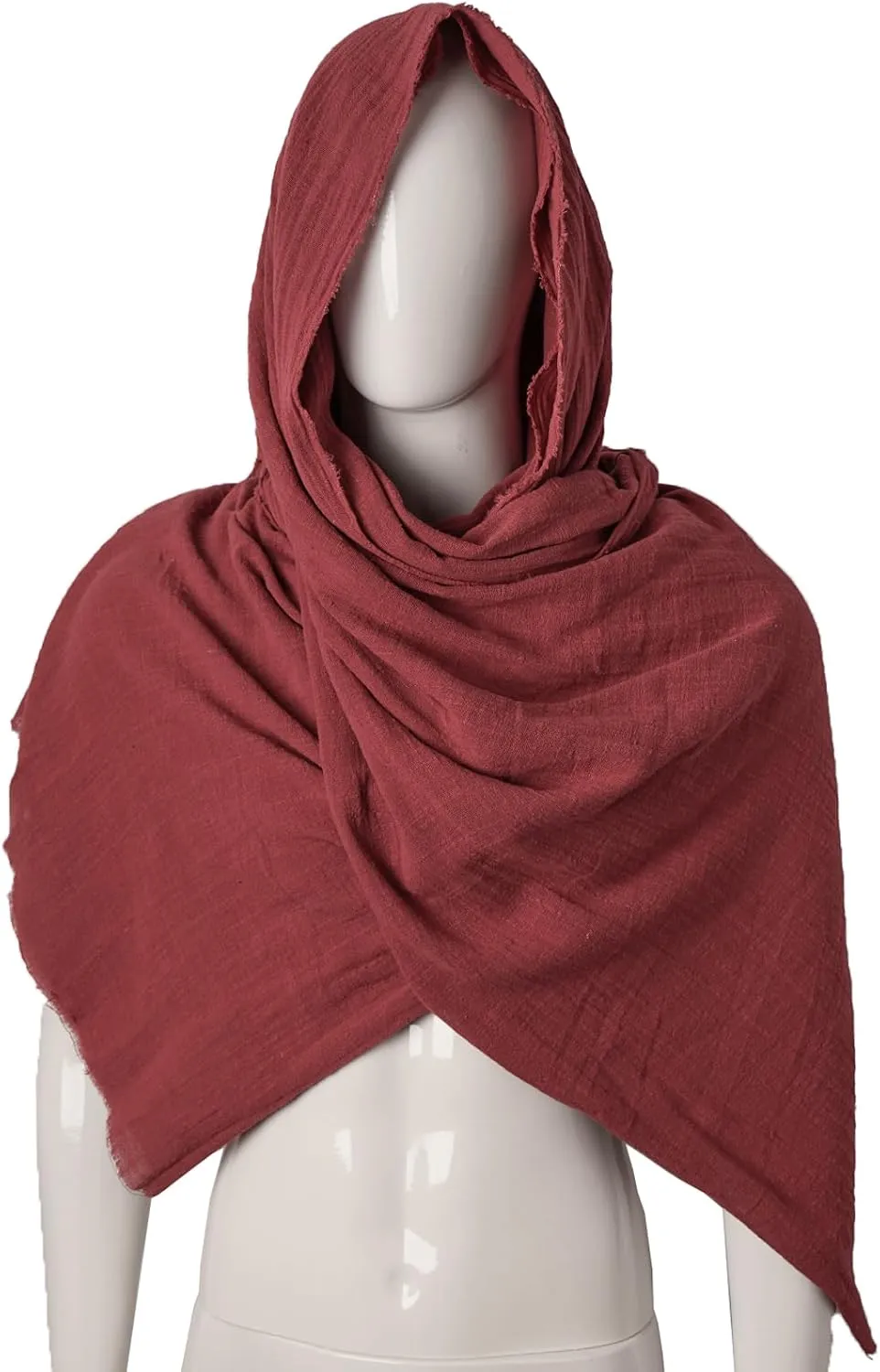 Medieval Shawl Hood Renaissance Scarf Cape Medieval Knight Shawl Cloak Retro Viking Bandana Costumes