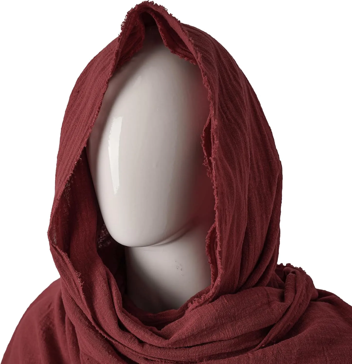 Medieval Shawl Hood Renaissance Scarf Cape Medieval Knight Shawl Cloak Retro Viking Bandana Costumes