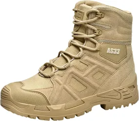 Men Ankle Boots Fashionable Men's Hiking Shoes Lace Up Comfortable And Breathable Durable Comfy Boots Water Proof And Damping Desert High Top Outdoor Training Shoes