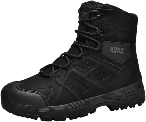 Men Ankle Boots Fashionable Men's Hiking Shoes Lace Up Comfortable And Breathable Durable Comfy Boots Water Proof And Damping Desert High Top Outdoor Training Shoes
