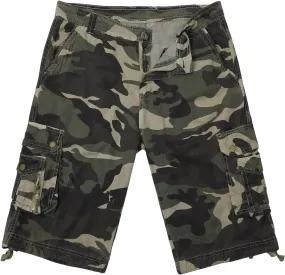 Mens Cargo Shorts Trousers Cotton Color and Cropped Summer Shorts Pants Men's pants Cargo Shorts for Men Stretch