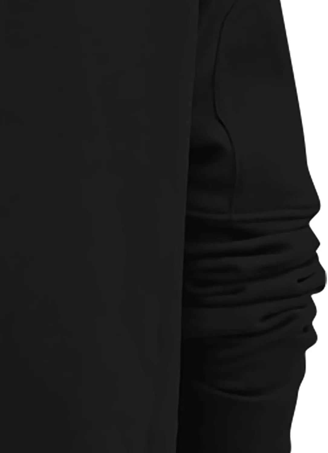 Mens Fleece Full-zip Hoodie Men's Spring And Autumn Long Sleeve Half Zip Hoodie Hooded Sweatshirt Top Outdoor