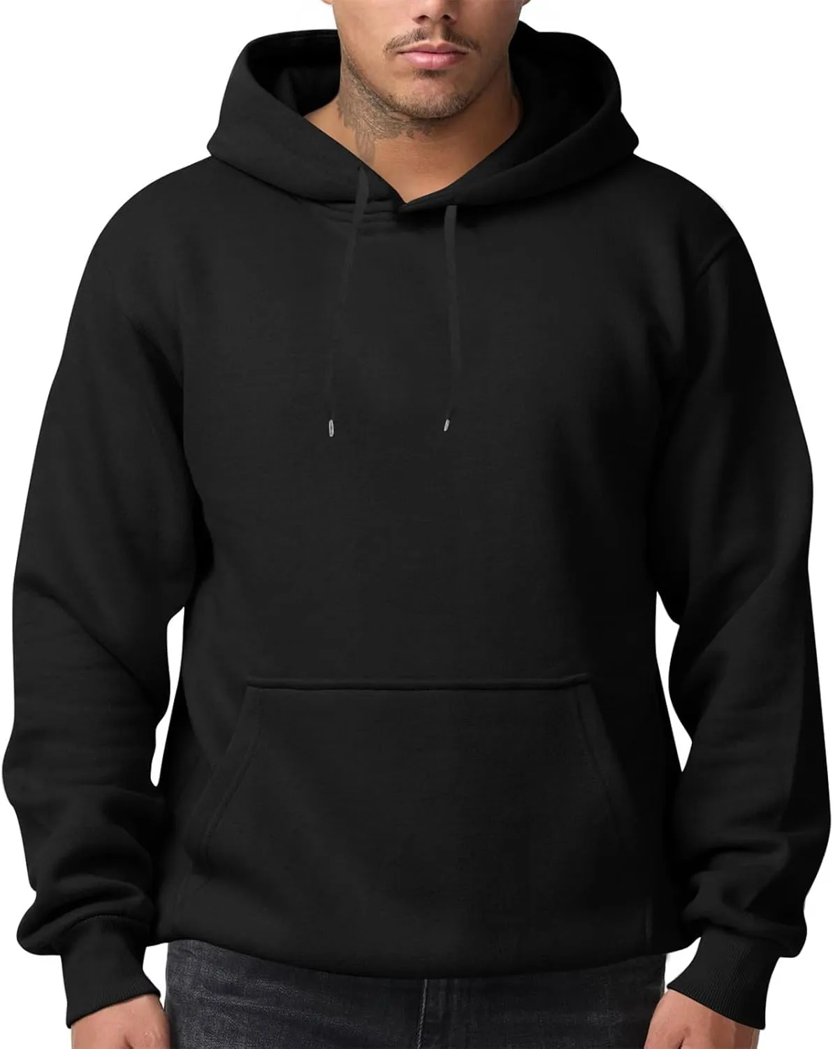 Men's Hoodie, EcoSmart Fleece Hoodie, Hooded Sweatshirt for Men