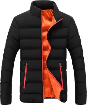 Men's Puffer Jacket Waterproof Winter Parka Warm Thicken Ski Coat Real Down Insulated Packable Puffer Jacket