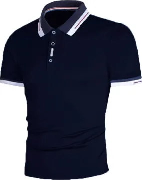 Mens Resort Wear 2025 Muscle V-Neck Athletic Gym Fitness Polo Tees Dry Fit Moisture Wicking Performance Short Sleeve