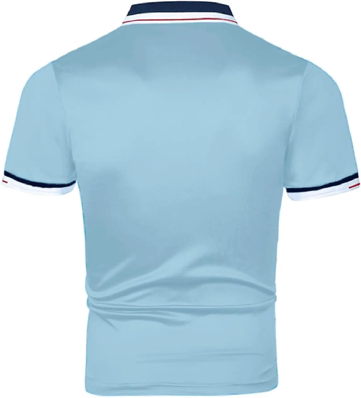 Mens Resort Wear 2025 Wrinkle-Resistant Office Slim Collared Polos Short Sleeve Collared Shirt Summer Casual
