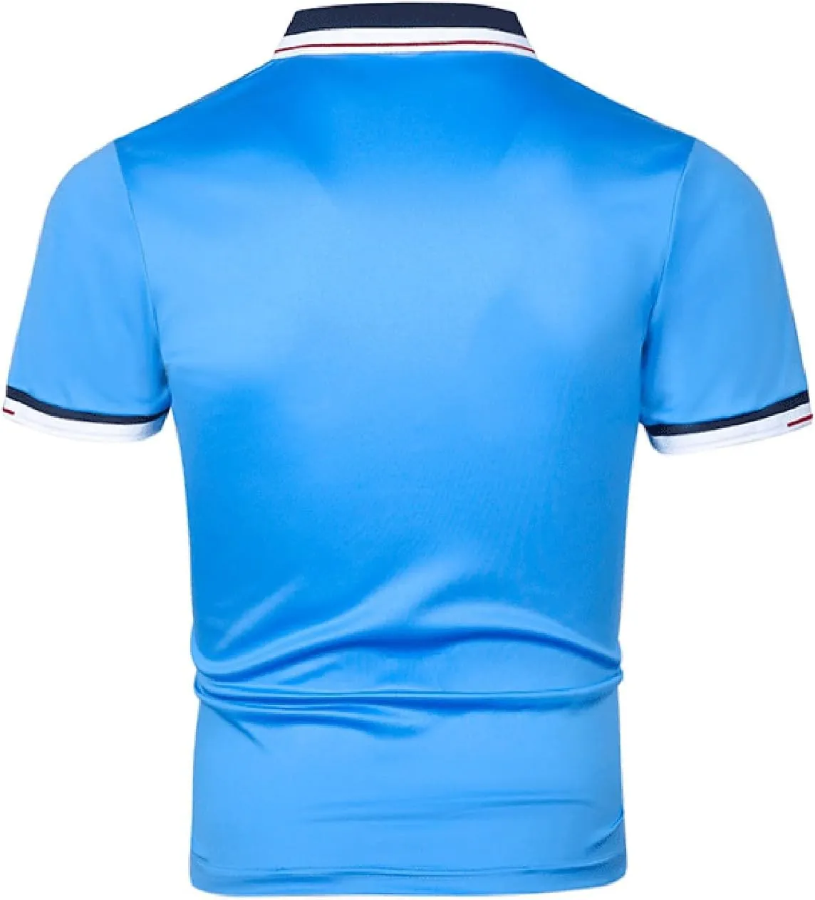 Mens Resort Wear 2025 Wrinkle-Resistant Office Slim Collared Polos Short Sleeve Collared Shirt Summer Casual