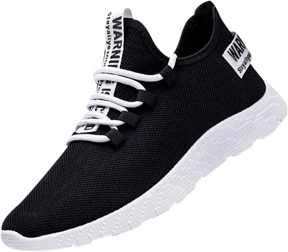 Mens Running Shoes Slip On Comfortable Casual Sneakers Lightweight Breathable Walking Sport Athletic Shoes