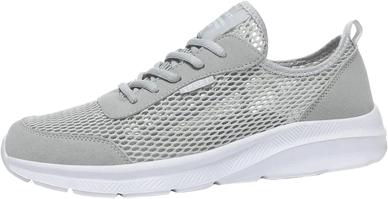 Men's Shoes Non Slip Shoes Mens Air Running Athletic Trail Tennis Sneaker Shoe for Men Breathable Comfort Walking for Men Tennis Trainer Brown