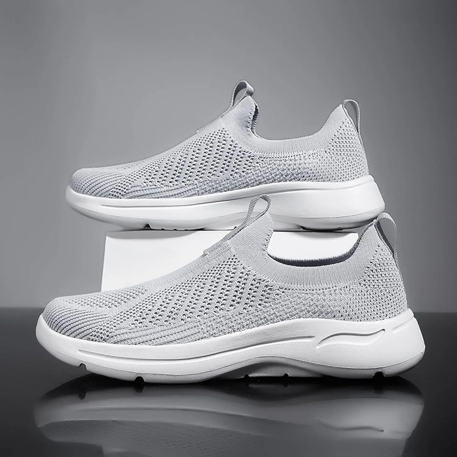 Mens Slip on Shoes Men's Fashion Sneakers Shoe for Men Sneaker for Men Lightweight Mesh Sneaker