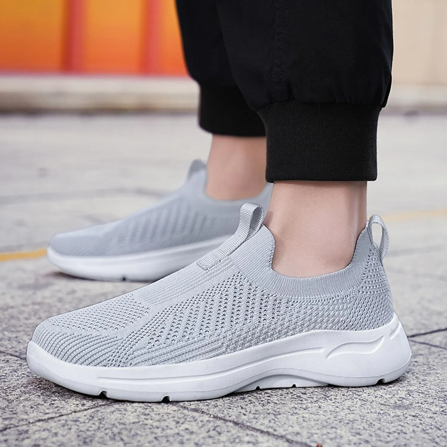 Mens Slip on Shoes Men's Fashion Sneakers Shoe for Men Sneaker for Men Lightweight Mesh Sneaker