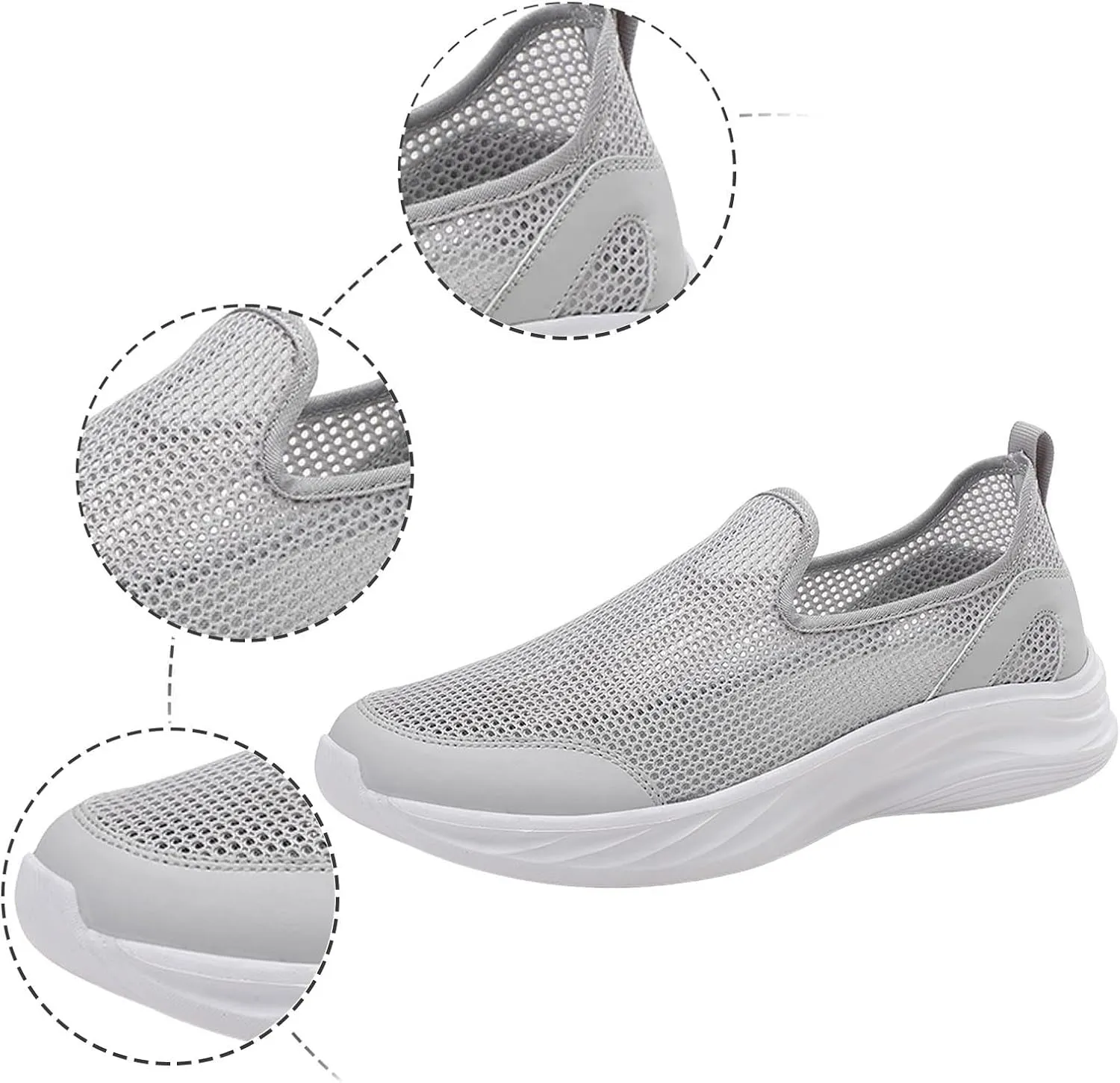 Mens Slip on Shoes Men's Sneakers Shoe for Men Tennis Shoe for Men Running Trail Comfortable Sneaker