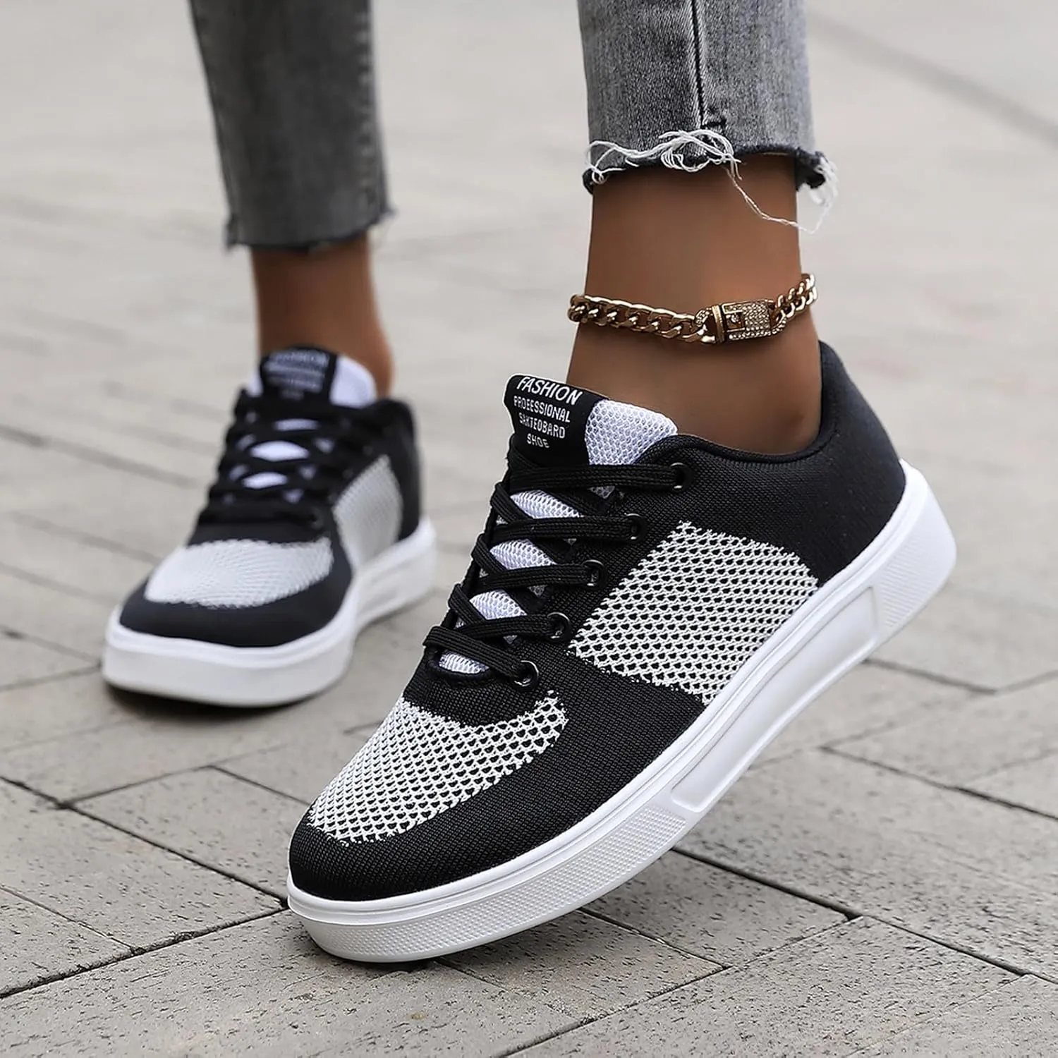Mens Slip On Walking Shoes Men Casual Breathable Walking Shoes Sport Athletic Sneakers Comfortable Lightweight Shoes
