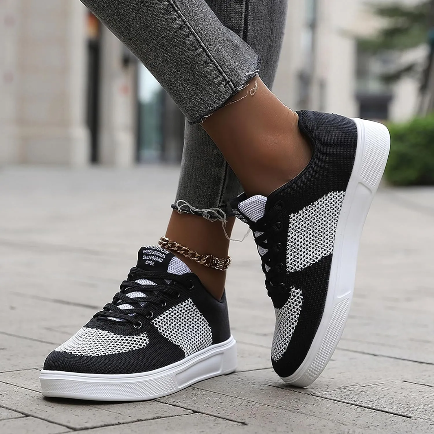 Mens Slip On Walking Shoes Men Casual Breathable Walking Shoes Sport Athletic Sneakers Comfortable Lightweight Shoes