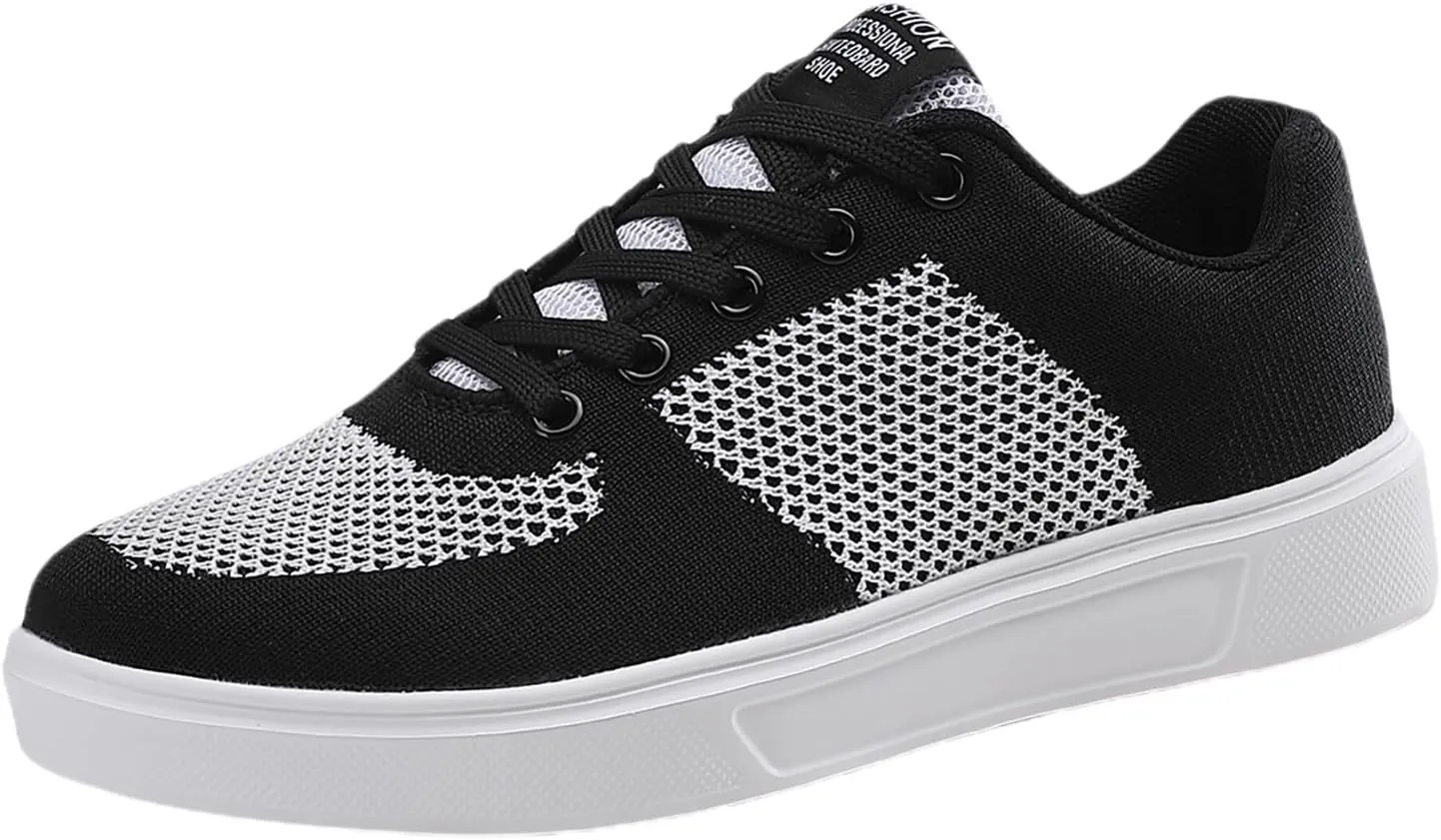 Mens Slip On Walking Shoes Men Casual Breathable Walking Shoes Sport Athletic Sneakers Comfortable Lightweight Shoes