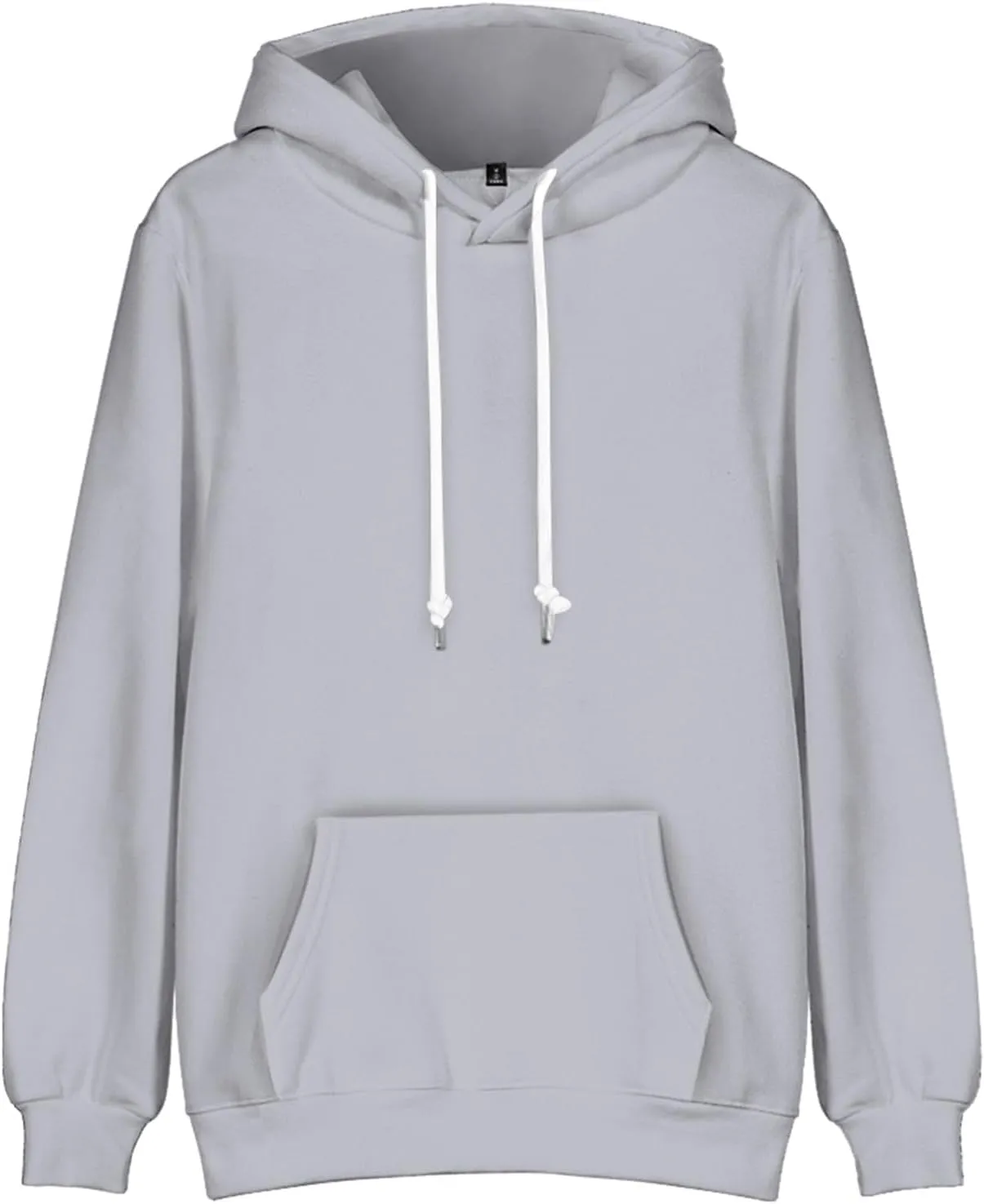 Mens Solid Color Basic Sweatshirt Long Sleeve Knit Sweatshirt Drop Shoulder Pullover Top Loose Slim Sweatshirt