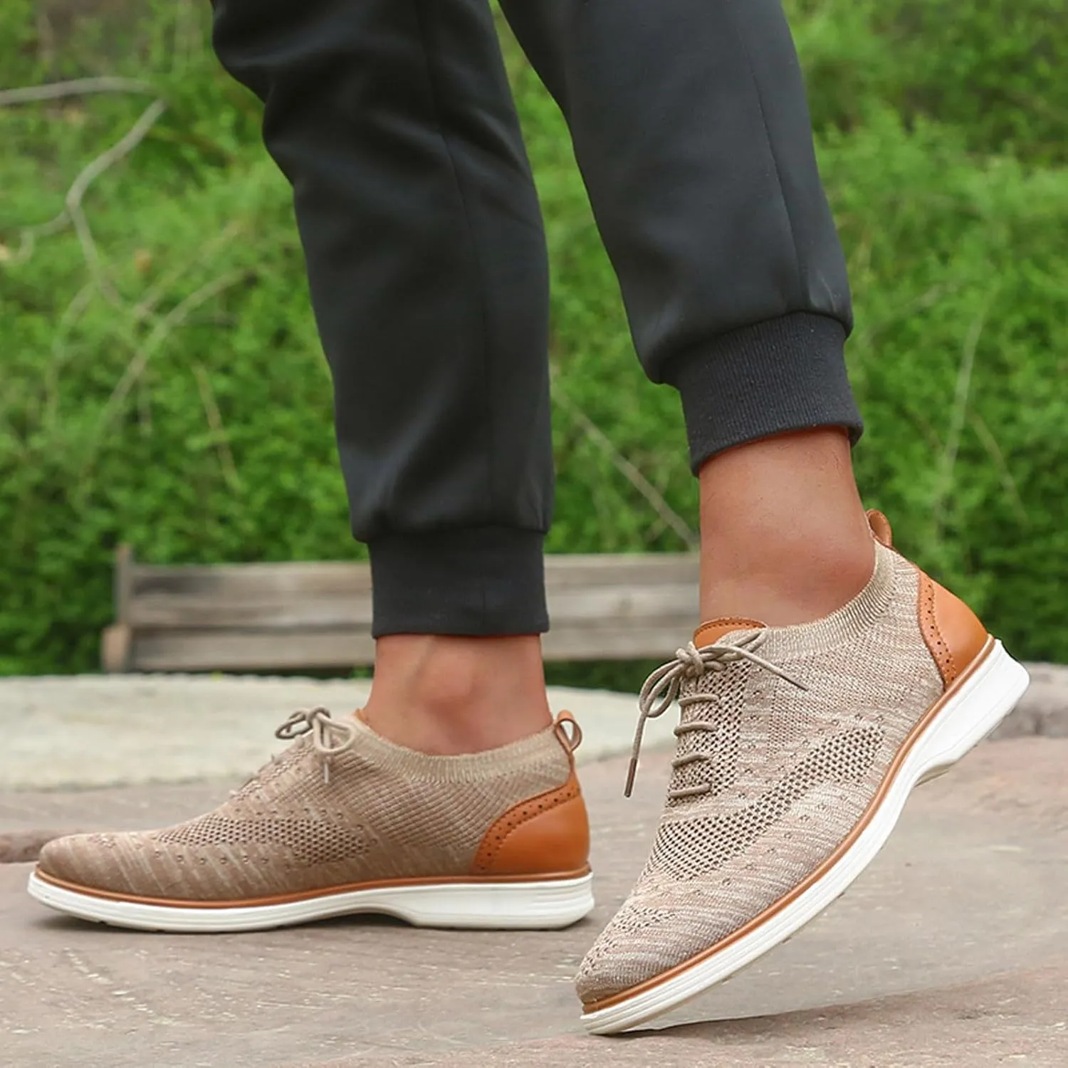 Mens Walking Shoes Mens Slip On Sneakers Non Slip Shoes for Men Sneakers Breathable Lightweight Walking Shoes