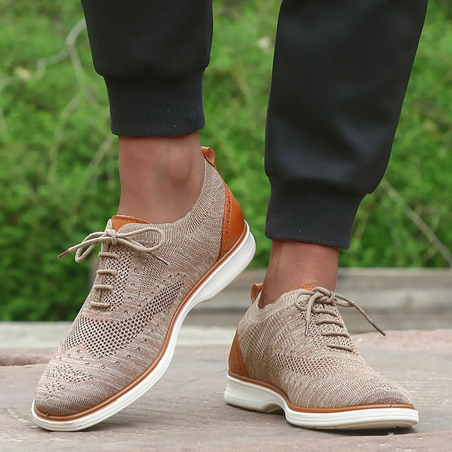 Mens Walking Shoes Mens Slip On Sneakers Non Slip Shoes for Men Sneakers Breathable Lightweight Walking Shoes